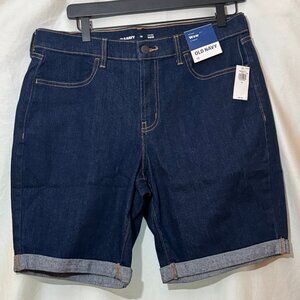 Old Navy Dark Wash Bermuda Shorts
